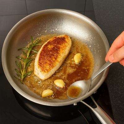 Titanium Hammered Cookware Set Pro