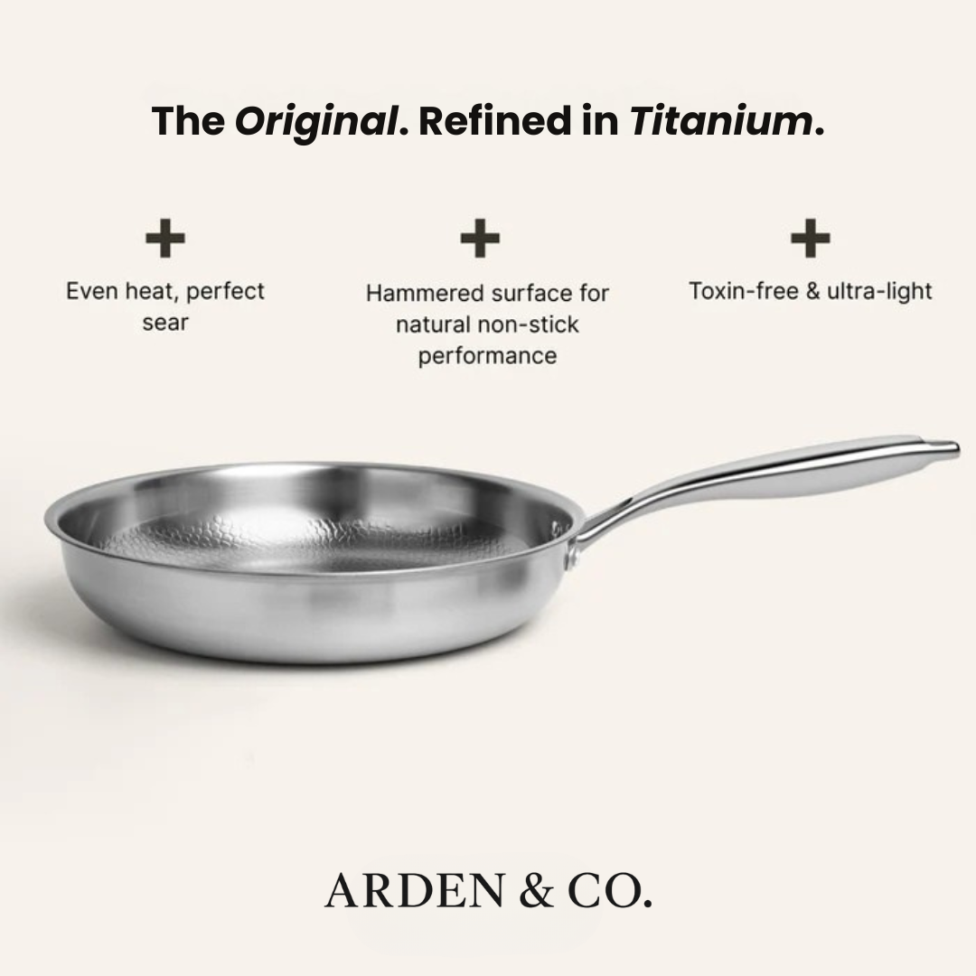 Titanium Hammered Cookware Set Pro