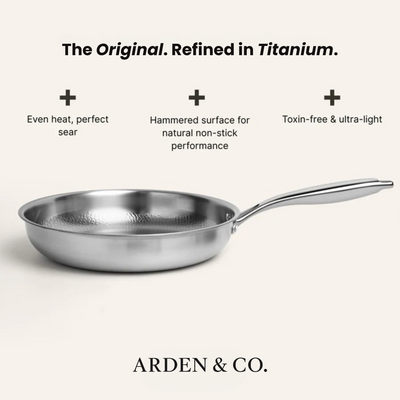 Titanium Hammered Cookware Set Pro